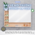 Tủ gương treo phòng tắm CAESAR EM01100W7V