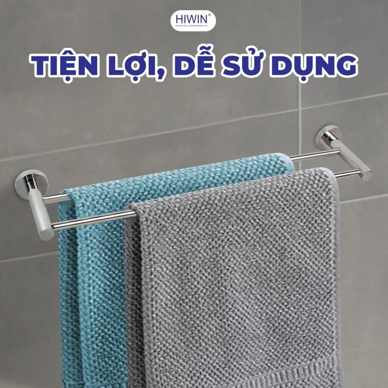 Thanh để khăn trong nhà tắm 2 tầng Hiwin Y-538A-2 