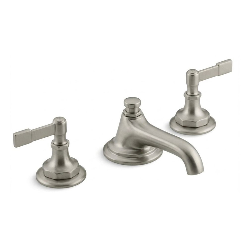 Vòi chậu rửa 3 lỗ màu nickel Kallista P23001-LV-AG