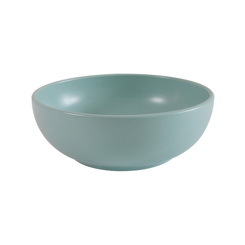 Chậu lavabo đặt bàn sứ tròn màu xanh ngọc Kanly SU516