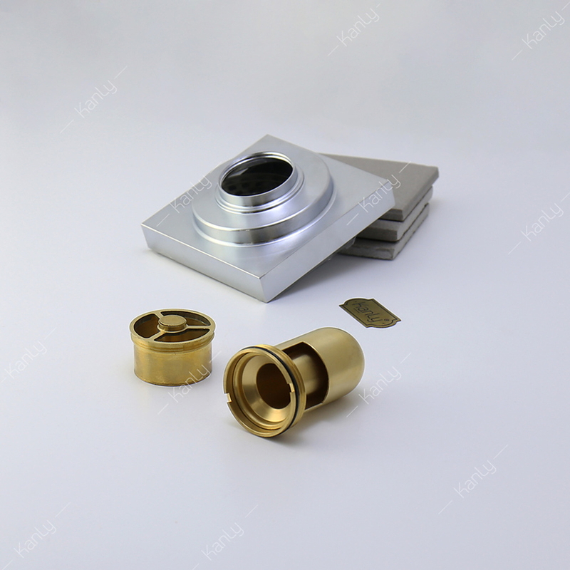 Phễu thoát sàn bằng đồng Kanly CHP10