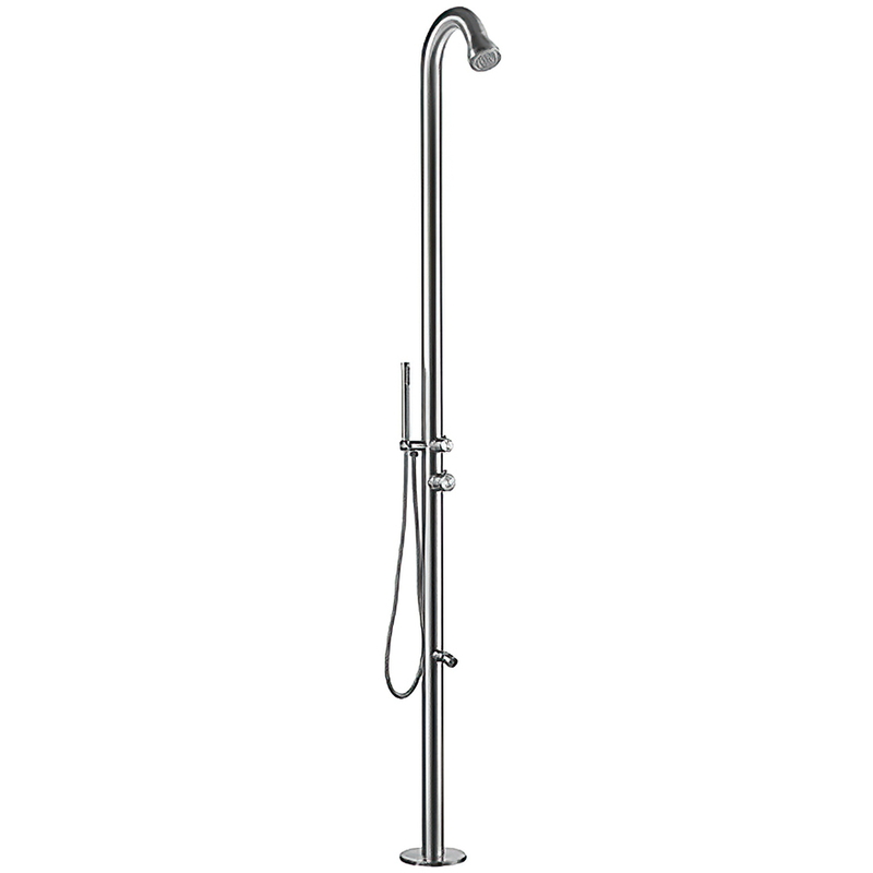 Sen cây tắm đứng nóng lạnh đặt sàn ngoài trời Kanly KLS9003