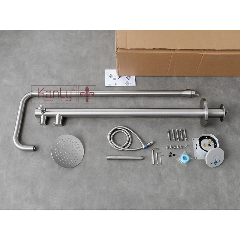 Sen cây tắm đứng nóng lạnh đặt sàn ngoài trời Kanly KLS9005