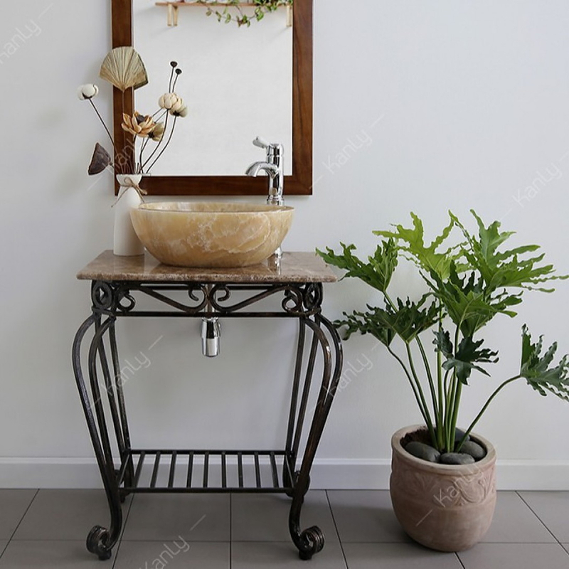 Vòi chậu lavabo nóng lạnh mạ chrome Kanly CHA09