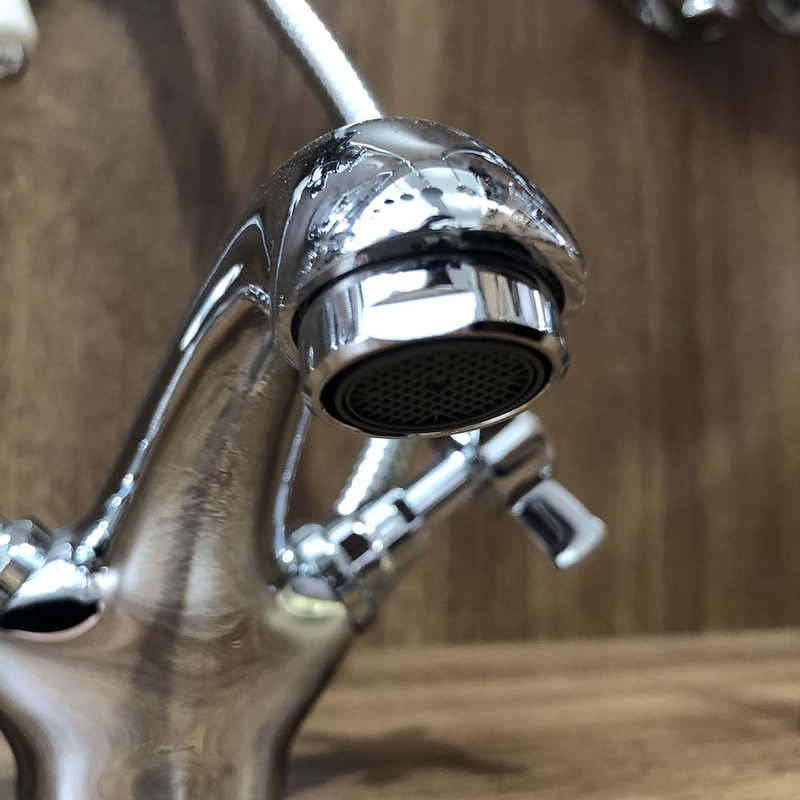 Vòi chậu lavabo nóng lạnh mạ chrome Kanly CHV05