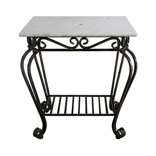 Bàn đá khung sắt đặt chậu lavabo Kanly FP04