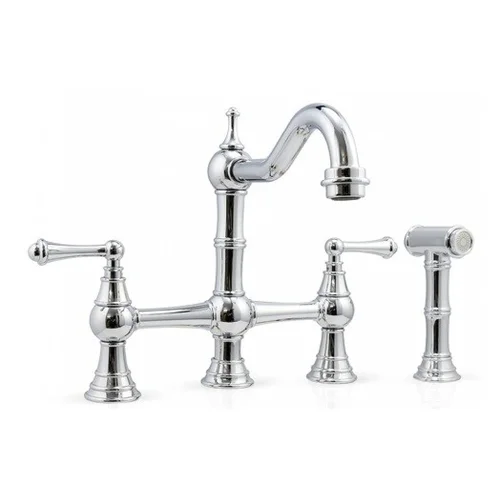 Vòi chậu lavabo nóng lạnh âm bàn mạ chrome Kanly CHB09