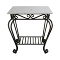Bàn đá khung sắt đặt chậu lavabo Kanly FP04