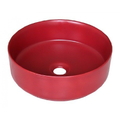 Chậu lavabo đặt bàn sứ tròn màu đỏ Kanly SU528