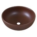 Chậu lavabo đặt bàn sứ tròn màu nâu Kanly SU511