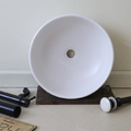 Chậu lavabo đặt bàn sứ tròn màu trắng Kanly SU513