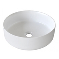 Chậu lavabo đặt bàn sứ tròn màu trắng Kanly SU523