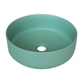 Chậu lavabo đặt bàn sứ tròn màu xanh ngọc Kanly SU526