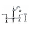 Vòi chậu lavabo nóng lạnh âm bàn mạ chrome Kanly CHB09