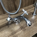 Vòi chậu lavabo nóng lạnh mạ chrome Kanly CHV05