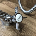 Vòi chậu lavabo nóng lạnh mạ chrome Kanly CHV05