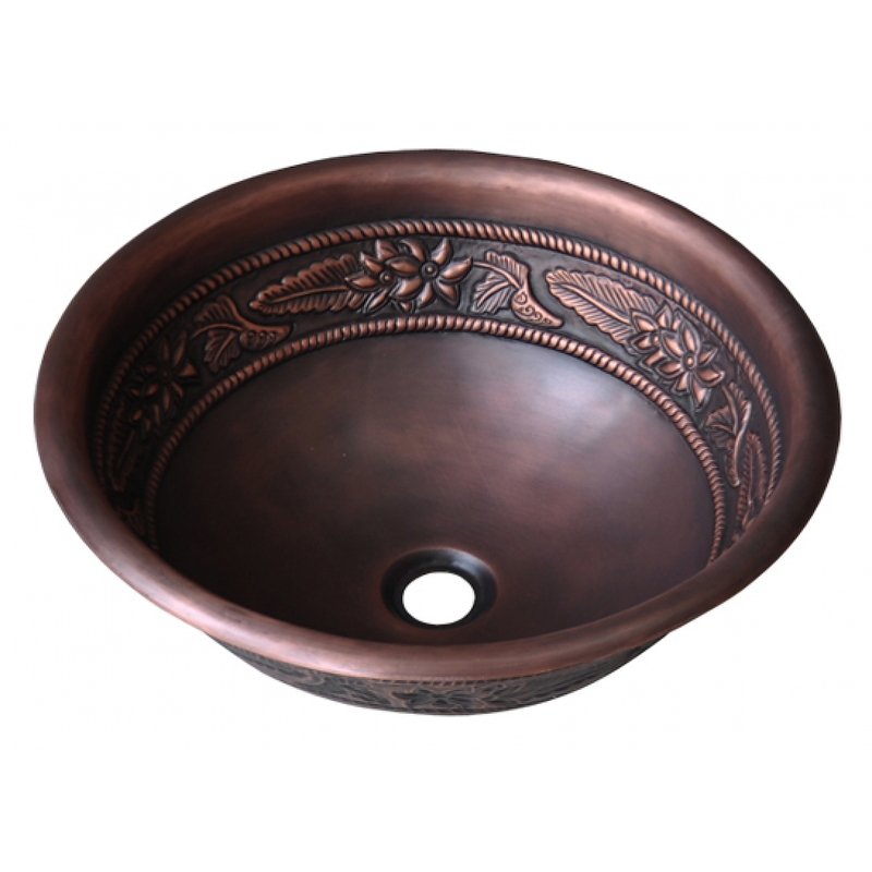 Chậu lavabo đặt bàn đồng thau Kanly BL2522 (RSC304)