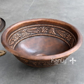 Chậu lavabo đặt bàn đồng thau Kanly BL2522 (RSC304)