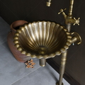 Chậu lavabo đặt bàn đồng thau Kanly DL2911 (GCL09) 