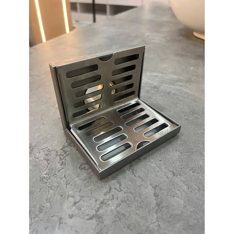 Phễu thoát sàn dạng góc xả ngang Ø60 ATMOR AH127-1