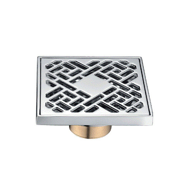 Phễu thoát sàn đồng mạ chrome 10x10cm ATMOR AT-37