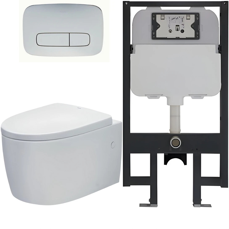 Phụ kiện két nước âm tường bệt Inax AC-952VN/DTF-952WH