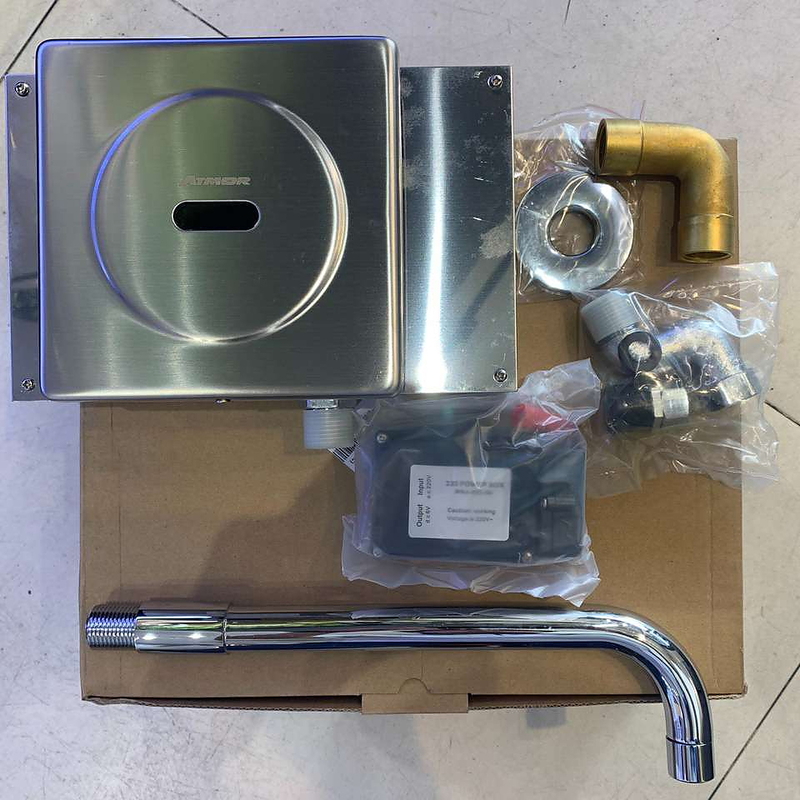 Vòi lavabo cảm ứng âm tường ATMOR AT-2101 (AC/DC)
