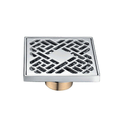 Phễu thoát sàn đồng mạ chrome 10x10cm ATMOR AT-37