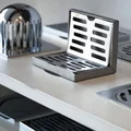 Phễu thoát sàn dạng góc xả ngang Ø60 ATMOR AH127-1