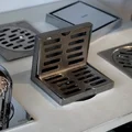 Phễu thoát sàn dạng góc xả ngang Ø60 ATMOR AH127-1