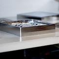 Phễu thoát sàn đồng mạ chrome 10x10cm ATMOR AT-37