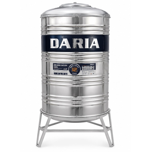 Bồn nước inox Daria 1500L đứng DRA D1500F960