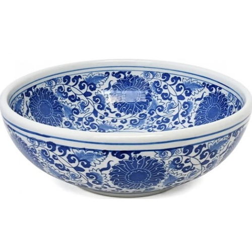 Chậu Rửa Mặt Lavabo Đặt Bàn Sứ Mỹ Thuật Kanly SU121