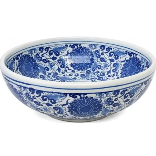 Chậu Rửa Mặt Lavabo Đặt Bàn Sứ Mỹ Thuật Kanly SU121