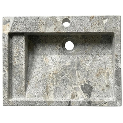 Chậu lavabo đặt bàn đá tự nhiên Kanly MAR21V