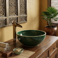 Chậu Rửa Mặt Lavabo Gốm Đặt Bàn Kanly GV004