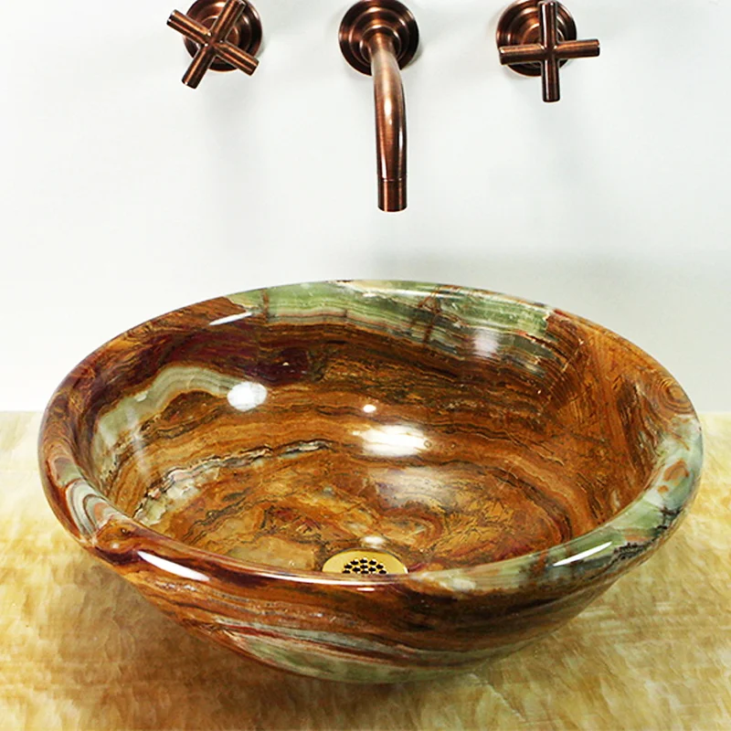 Chậu lavabo bằng đá Kanly ONY13