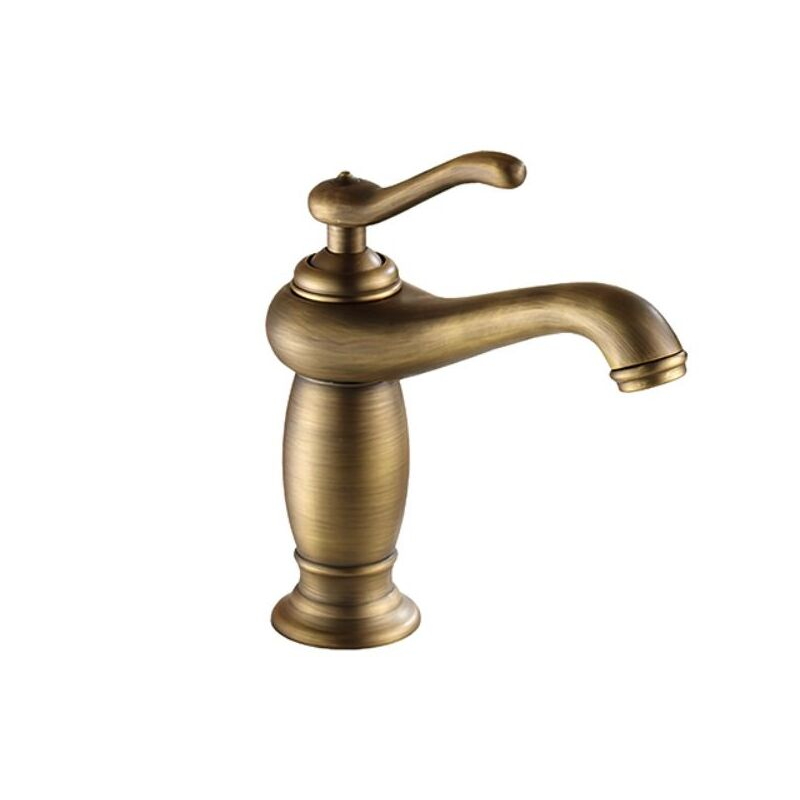 Vòi chậu lavabo nóng lạnh bằng đồng Kanly GCV03
