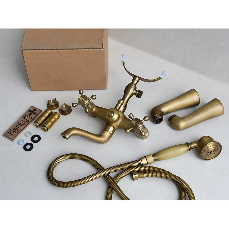 Sen tắm có chân gắn bồn Kanly GCS02