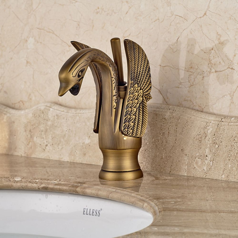 Vòi lavabo nóng lạnh bằng đồng Kanly GCV09