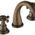 Vòi lavabo nóng lạnh bằng đồng 3 lỗ Kanly GCB03