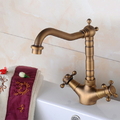 Vòi lavabo nóng lạnh bằng đồng Kanly GCC05