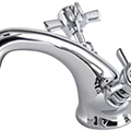 Vòi chậu lavabo nóng lạnh bằng đồng Kanly CHV105