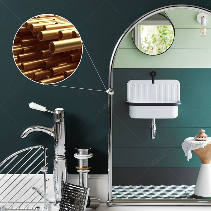 Gương soi khung bằng đồng Kanly GD8101