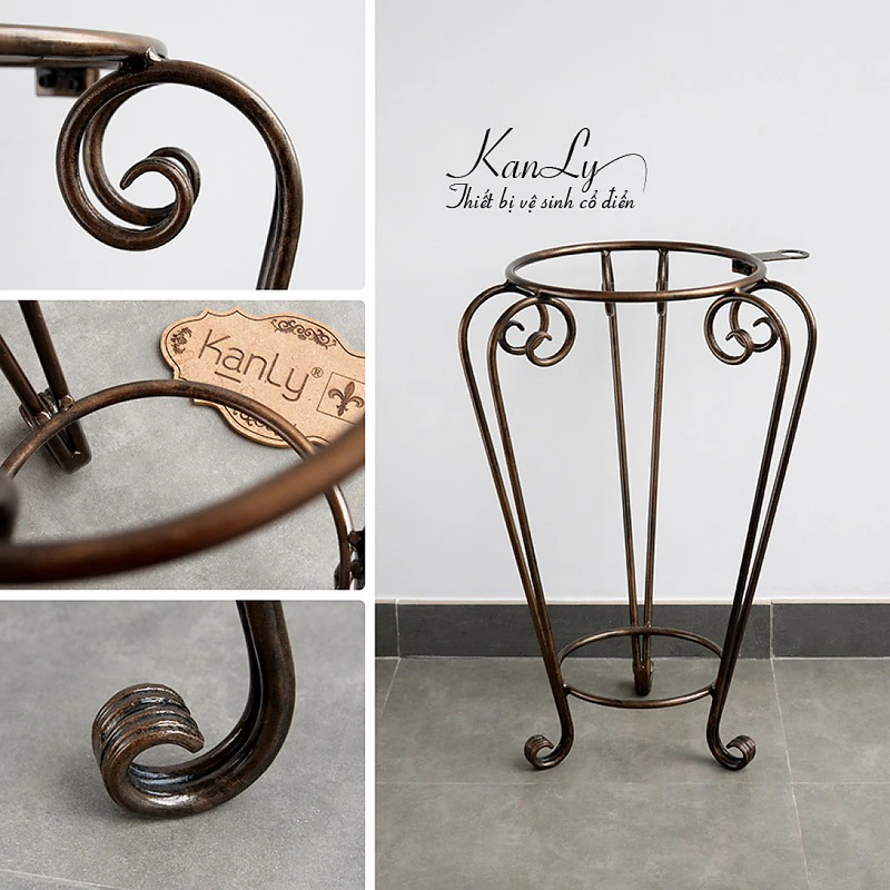 Trụ để lavabo bằng sắt Kanly FP01