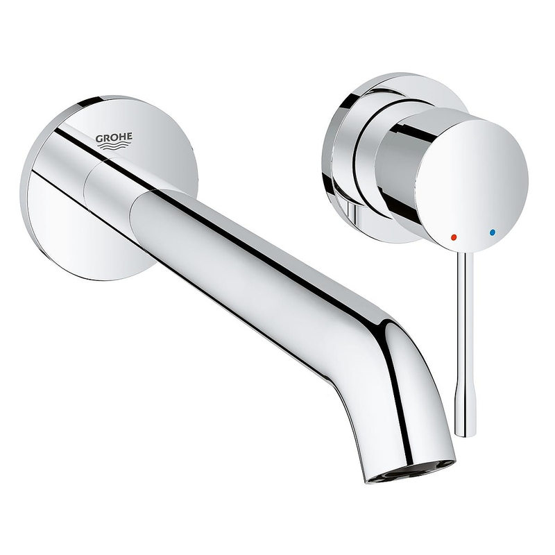 Vòi Chậu Lavabo Nóng Lạnh Gắn Tường Đức Grohe 19967001