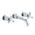 Vòi lavabo nóng lạnh gắn tường 3 chân Grohe 20164000