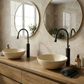 Chậu lavabo đặt bàn bằng sứ Kanly SU5311