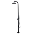Sen cây tắm đứng đặt sàn ngoài trời màu đen mờ Kanly KLS9008B