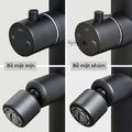 Sen cây tắm đứng đặt sàn ngoài trời màu đen nhám Kanly KLS9015FB 